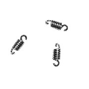 3 molle Hard per frizione per scooter cinese 125cc (argento)