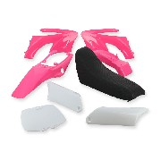Carena per mini moto cross Rosa (tipo 2)