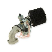 Kit carburatore 26 mm filtro filtro in schiuma a gomito per Pit Bike 50cc 125cc.