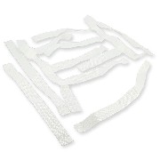 Paio di reti bianco per Poggiapiede per Bashan BS250AS-43