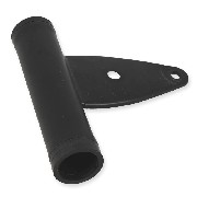Supporto faro sinistro per scooter E-MINI - NERO