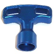 Manopola per avviamento a strappo di colore blu