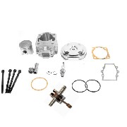 Kit 53cc 4 transferts + albero motore asse 12 mm (tipo B, Alu)