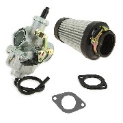 Kit carburatore di 30 mm per quad + adattatore pipa d'immissione