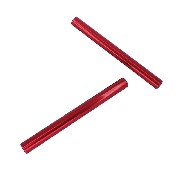 Manubrio Tuning rosso per mini moto MTA4 (tipo 1)