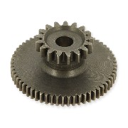 Doppio pignone per motorino di avviamento per Pit Bike 200cc - 250cc (17 denti)