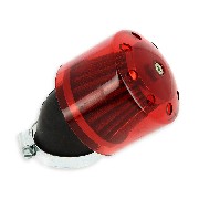 Filtro aria Racing per Pit Bike (42mm) Rosso