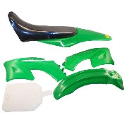 Carena verde per Pit Bike tipo AGB27 orion AGB 27 Sohoo 99 TTR90