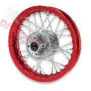 Cerchio posteriore per Pit Bike 12'' (tipo 1, rosso)