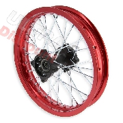 Cerchio 14'' posteriore per Pit Bike AGB30 (Rosso, tipo 4)