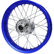 Cerchio posteriore per Pit Bike 14'' (tipo 1, blu)