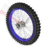 Ruota anteriore 17'' per Pit Bike AGB30 - Blu