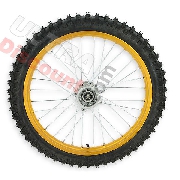 Ruota anteriore 19'' per Pit Bike AGB30 - oro