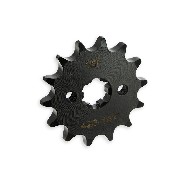 Pignone rinforzato a 14 denti Per Dirt Bike (428 : Ø:17mm)
