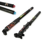 Steli forcella di Alta Qualità 700mm, asse di 15mm - Nero