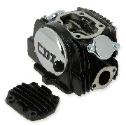 Testata per Pit Bike 140cc 1P55FMJ + coperchio Lifan (Nero)