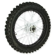 Ruota posteriore 18'' NERA per Pit Bike (110/90-18)