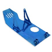 Piastra inferiore motore per Pit Bike (blu)