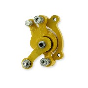 Pinza freno posteriore giallo per mini moto