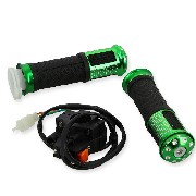 Maniglie tiuning con interruttore spegnimento verde per Quad 110cc 125c