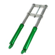 Forcella per mini moto Supermotard verde