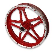 Cerchio posteriore rosso per mini moto cross (10'', tipo 1)