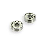 Lotto di 2 cuscinetti per ruota per Trex 50cc-125cc (6301Z)