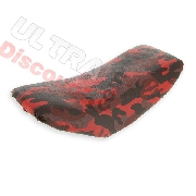 Sella per mini quad mimetico rosso