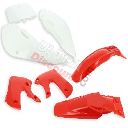 Carena Pit Bike da 125 a 250cc (Rossa), Ricambi Pit Bike