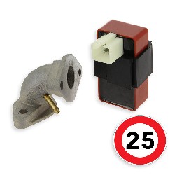 Kit limitatore di velocità 25Kmh per Skyteam T-Rex 50cc, Ricambi Trex Skyteam