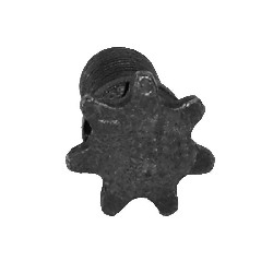 Pignone rinforzato 10 denti per mini quad a passo metrico (passo piccolo), Ricambi mini quad