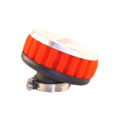 Filtro aria Rosso Alta performance tipo C (28mm), Ricambi Racing mini ZPF