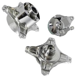 Mozzo Tuning Anteriore-Posteriore 10mm per PBR 50-125cc (Chrome)