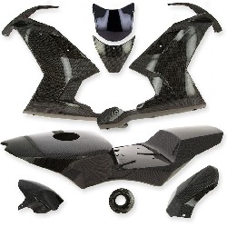 Carena Carbonio Special Edition per mini MT4 (nera), Ricambi Pocket Blata MT4