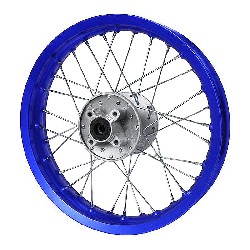 Cerchio posteriore per Pit Bike 12'' (tipo 1, blu)