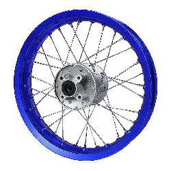Cerchio posteriore per Pit Bike 12'' (tipo 1, blu), Ricambi Pit Bike