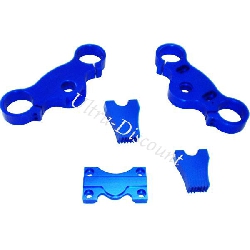 Testa forcella per Pit Bike Tuning (blu) 