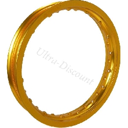 Cerchio posteriore per Pit Bike 142'' (Oro), Ricambi Pit Bike