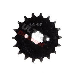 Pignone rinforzato a 18 denti per Pit Bike (428 : Ø:20mm), Ricambi Pit Bike