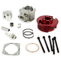 Kit 53cc 4 transferts asse di 12 mm (tipo C, rosso), Ricambi Mini Moto