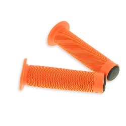 Coppia manopole Grip arancione per scooter