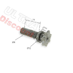 Pignone rinforzato 7 denti a passo Americano (passo piccolo)