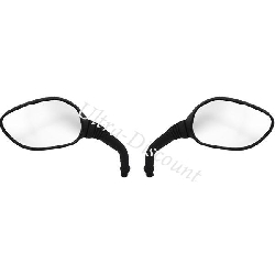 Lotto Specchietto retrovisore per scooter Jonway YY50QT-28A (Alu), Ricambi Scooter Jonway