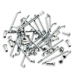 Lotto di 28 raggi + teste per ruote di 10'' per Pit Bike (tipo2), Ricambi Pit Bike