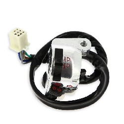 Unità comandi sinistra (tipo 2) per Monkey Gorilla 50 a 125cc (SEMI-AUTO) - Alluminio, Ricambi Monkey - Gorilla