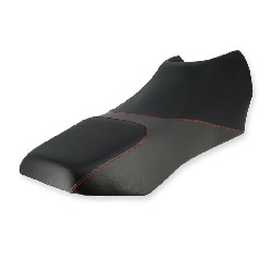 Sella PBR 2 posti - Nera con cuciture rosse, Ricambi PBR Skyteam ZB Honda