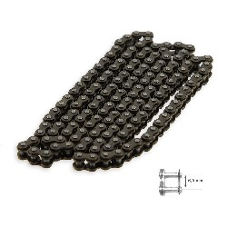 Catena per mini di serie a 74 piccole maglie senza attacco rapido