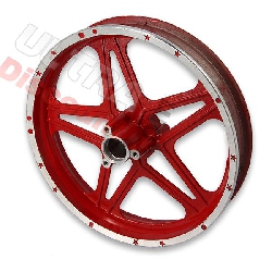 Cerchio anterior rosso per mini moto cross (10'', tipo 1)