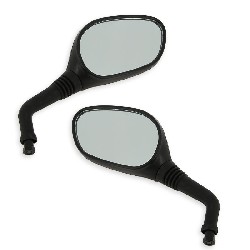 Lotto Specchietto retrovisore per scooter Jonway YY50QT-28 (Nero), Ricambi Scooter Jonway