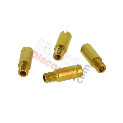 Lotto di 4 getti per carburatore di serie di mini moto, Ricambi pocket supermoto